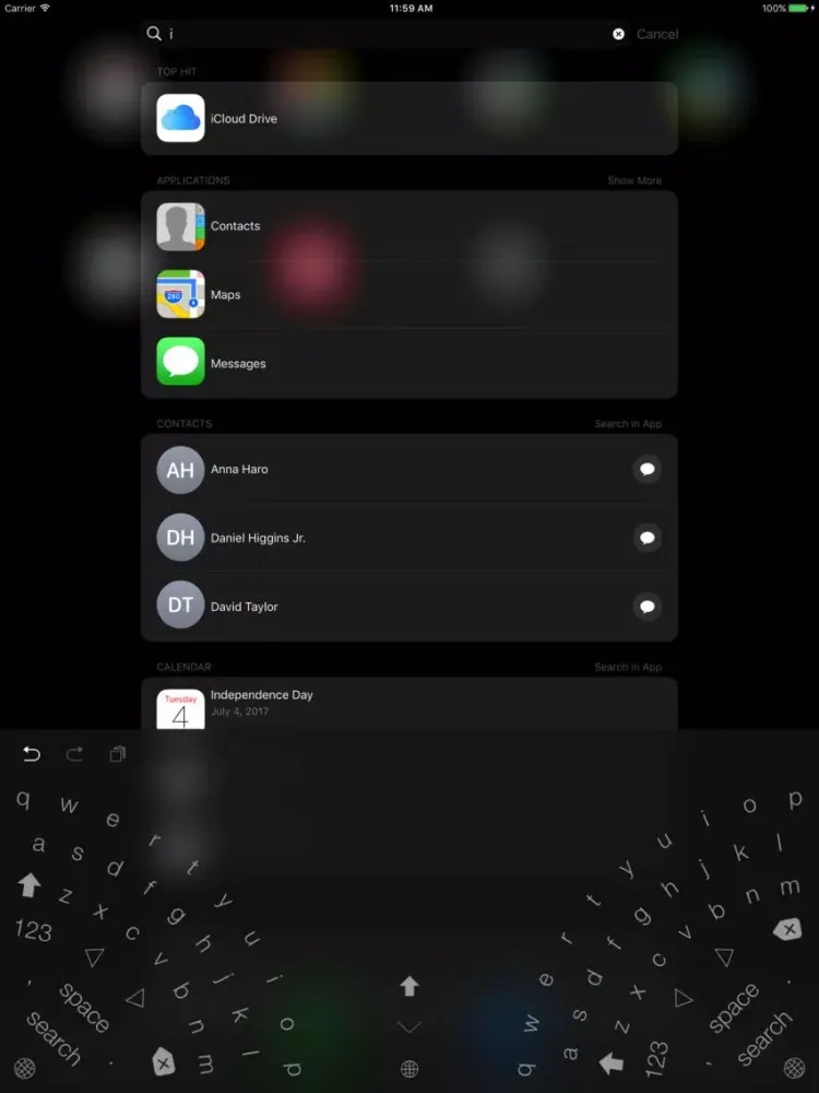 ThumbFan Keyboard iPad  Ekran Görüntüleri