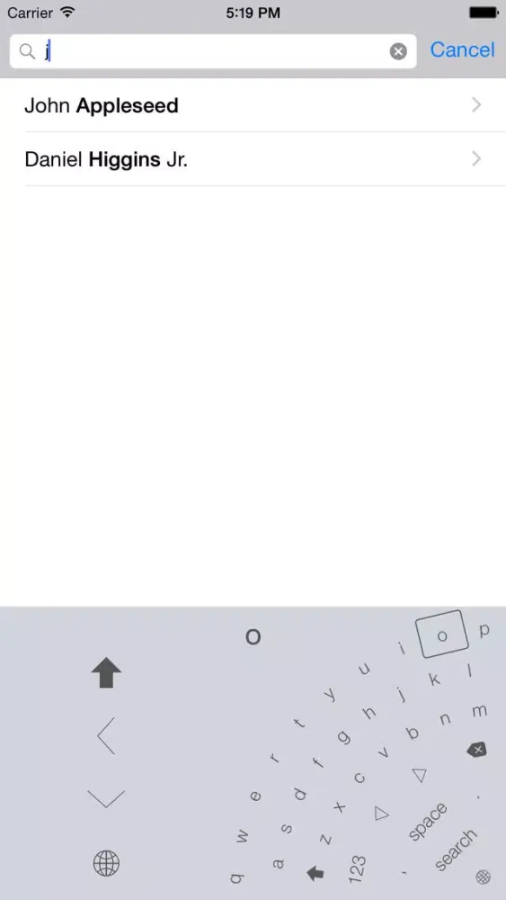 ThumbFan Keyboard Ekran Görüntüleri