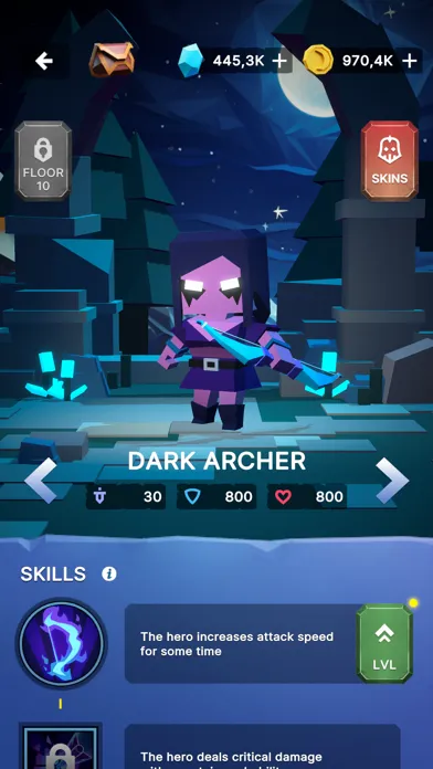 Capturas de pantalla de Hero Dungeon: Cube Action RPG