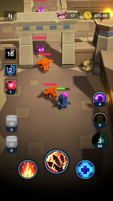 Capturas de pantalla de Hero Dungeon: Cube Action RPG