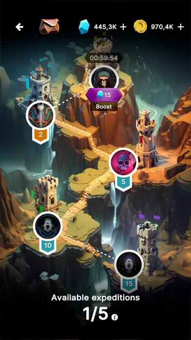 Capturas de pantalla de Hero Dungeon: Cube Action RPG