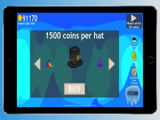 Ảnh chụp màn hình của Fly Penguin, Fly iPad 