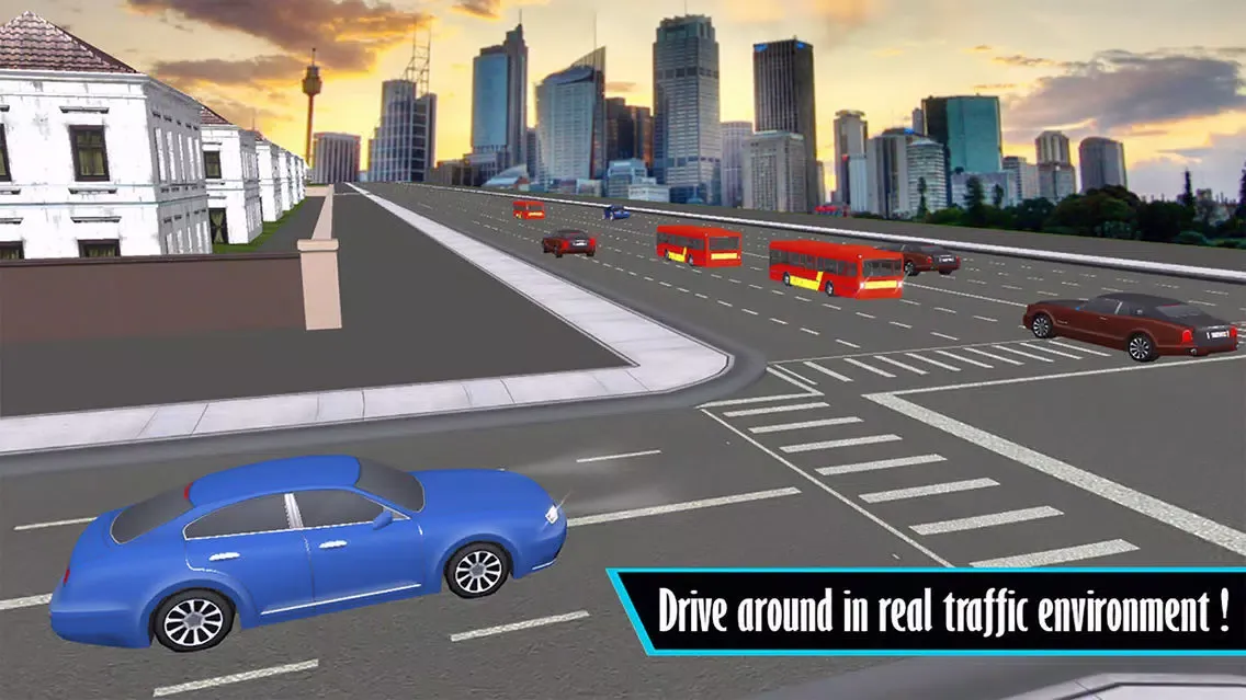 Ảnh chụp màn hình của City Driving School Car Parking Simulator 2016