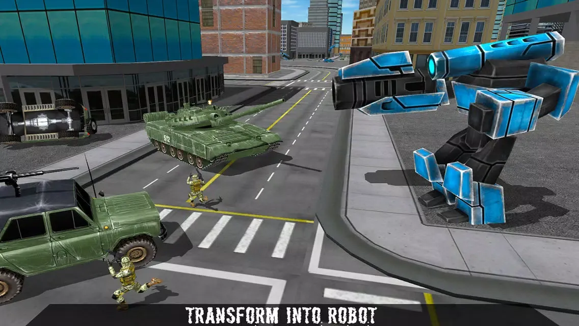 Captures d'écran de Flying Hero Robot: City Police Super Car Simulator