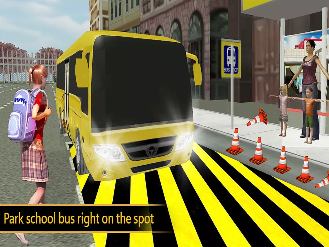 Capturas de pantalla de City School Bus Driver - Coach Driving Simulator iPad 