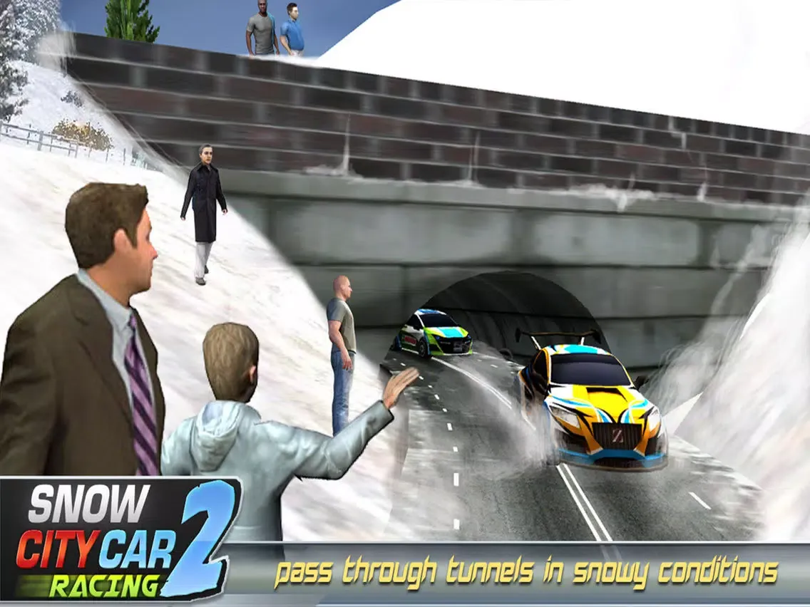 Zrzuty ekranu Rally Racer 2017 - Winter Sports Car Drift Ultra iPad 