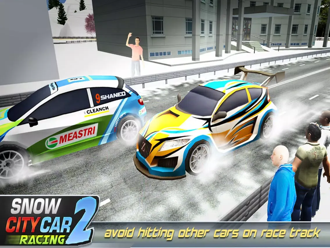 Zrzuty ekranu Rally Racer 2017 - Winter Sports Car Drift Ultra iPad 
