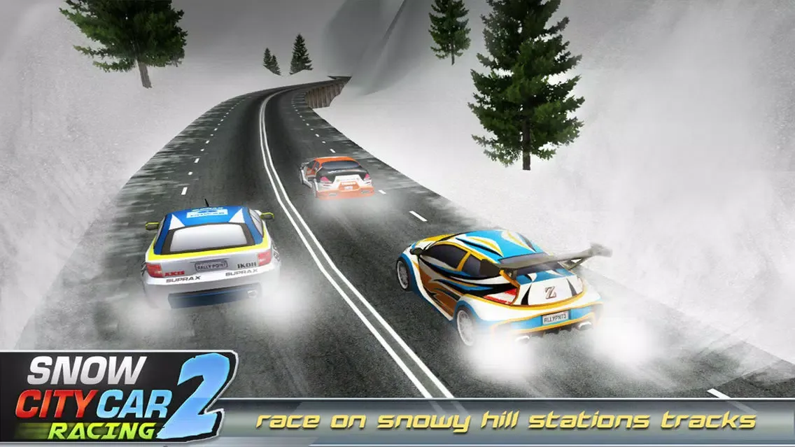 Zrzuty ekranu Rally Racer 2017 - Winter Sports Car Drift Ultra