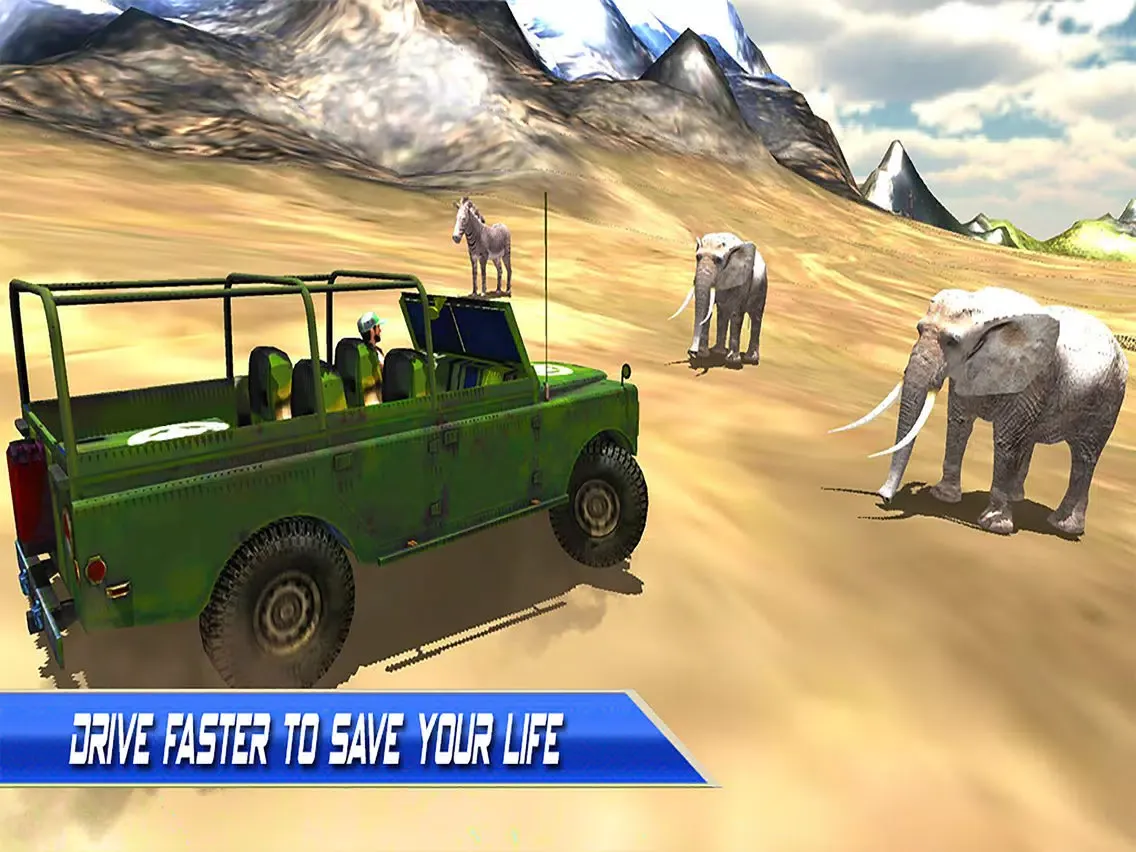 Captures d'écran de Safari Park Adventure – Wild Animal Attack Escape iPad 