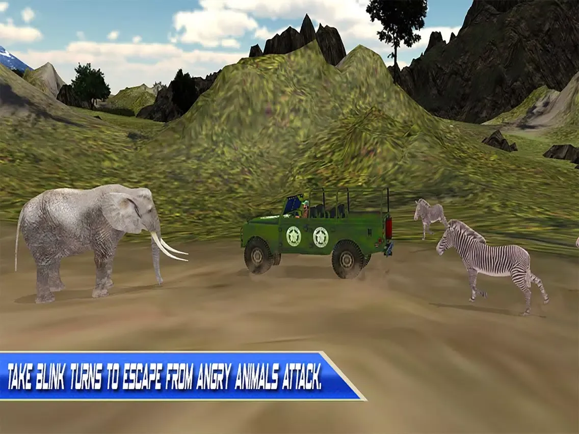 Captures d'écran de Safari Park Adventure – Wild Animal Attack Escape iPad 
