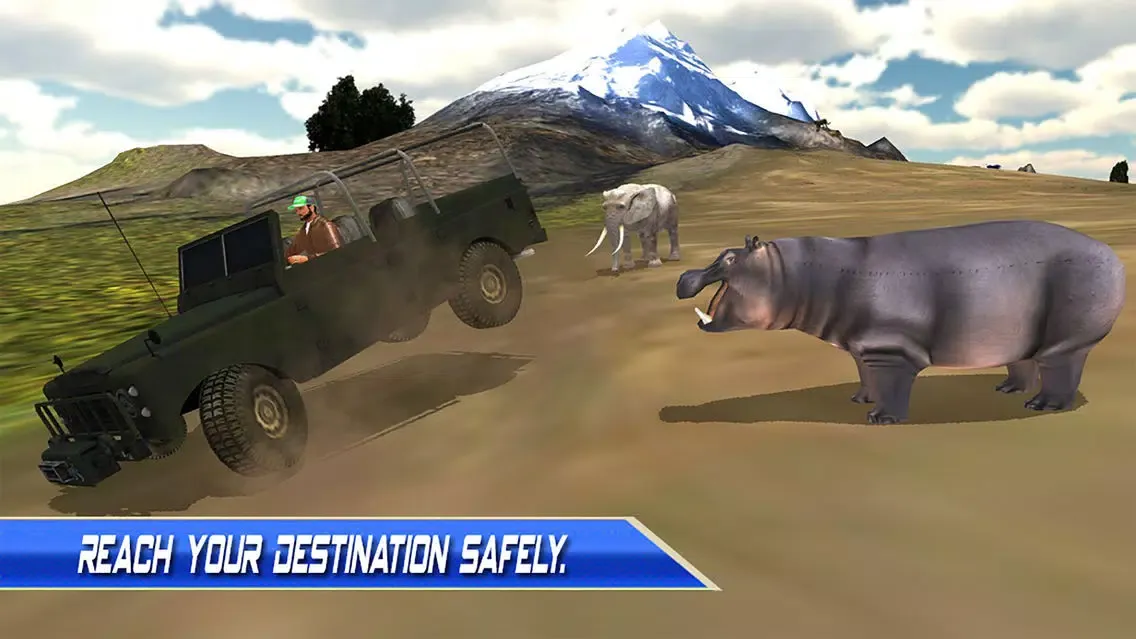 Captures d'écran de Safari Park Adventure – Wild Animal Attack Escape