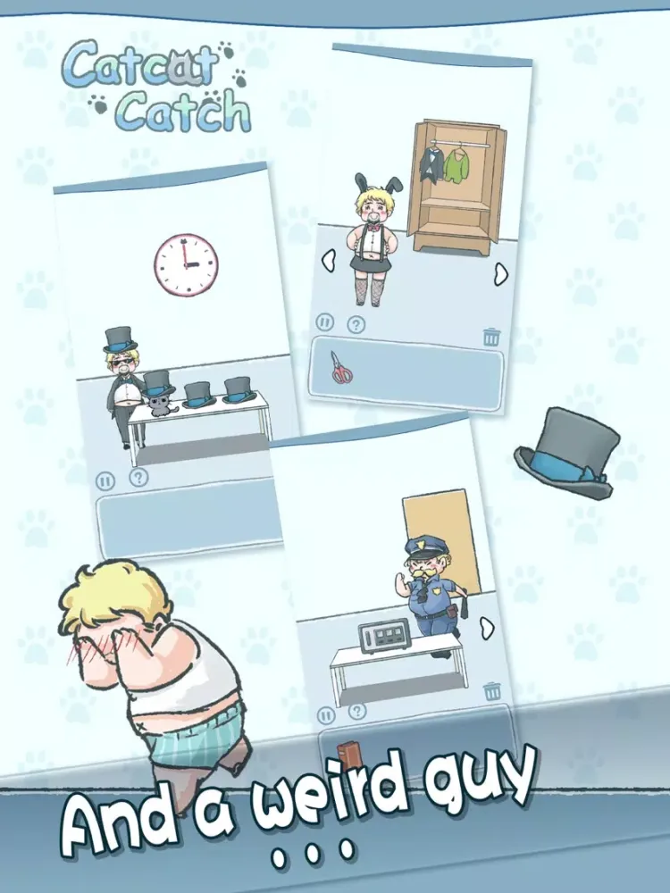 Cat Cat Catch-fun puzzel game iPad  স্ক্রিনশট