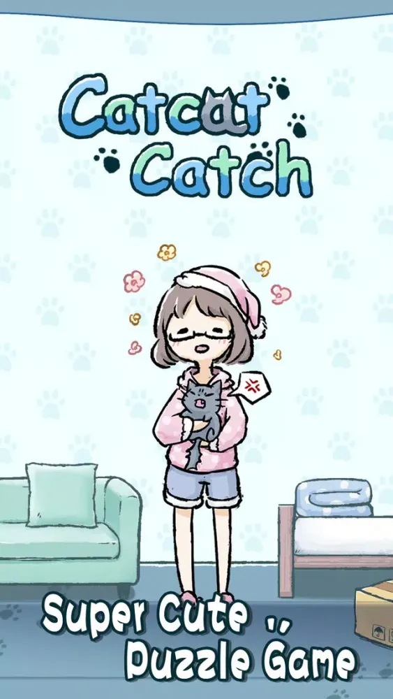 Cat Cat Catch-fun puzzel game স্ক্রিনশট