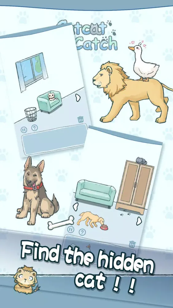 Cat Cat Catch-fun puzzel game স্ক্রিনশট