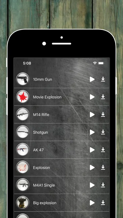 Screenshot di Gun and Explosion Ringtones +