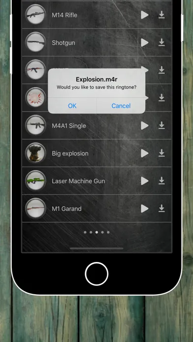 Screenshot di Gun and Explosion Ringtones +