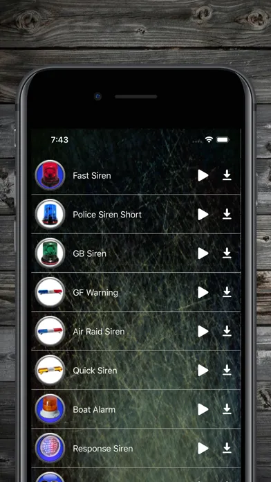 Siren Ringtones 스크린샷