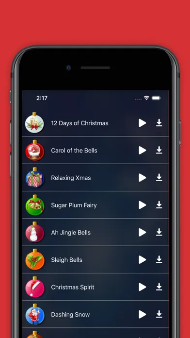 Captures d'écran de Christmas Ringtones +