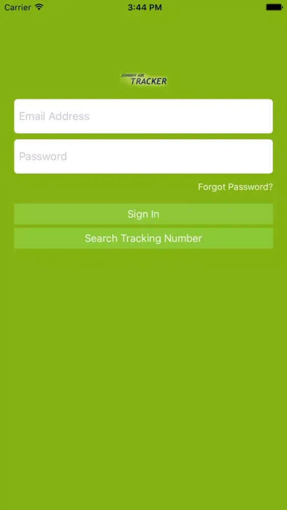 Ảnh chụp màn hình của Johnny Air Shipment Tracker