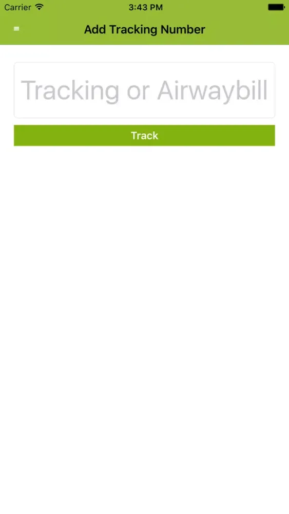 Ảnh chụp màn hình của Johnny Air Shipment Tracker
