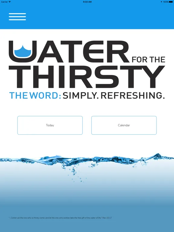 Zrzuty ekranu Water For The Thirsty iPad 