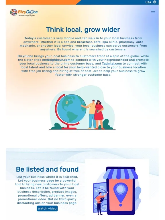 ภาพหน้าจอของ BizyGlobe iPad 