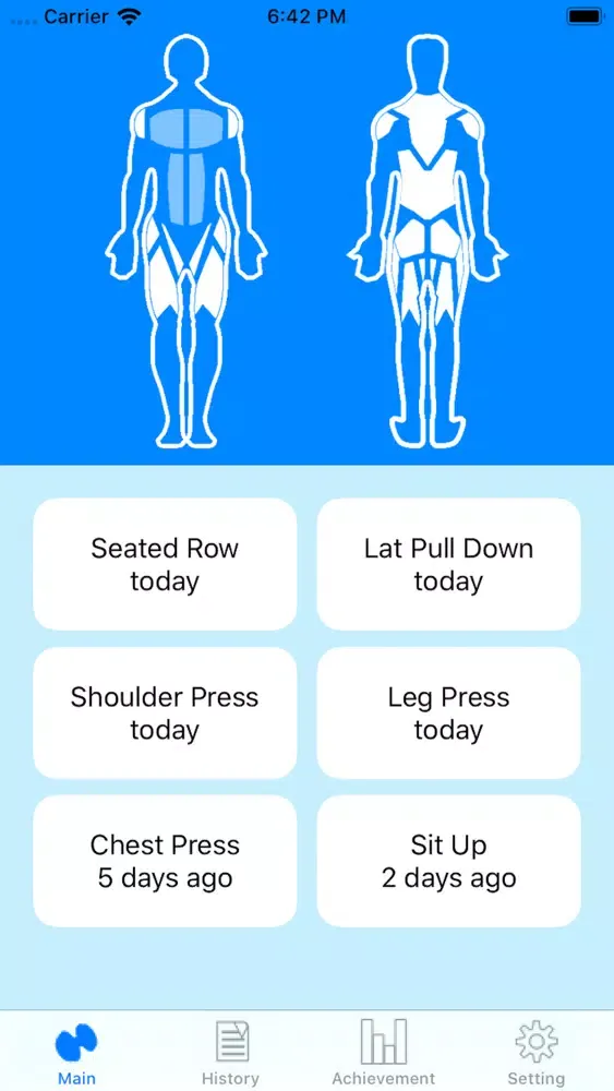 Zrzuty ekranu Gym's Pal