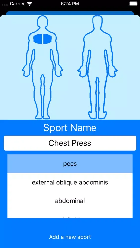 Zrzuty ekranu Gym's Pal