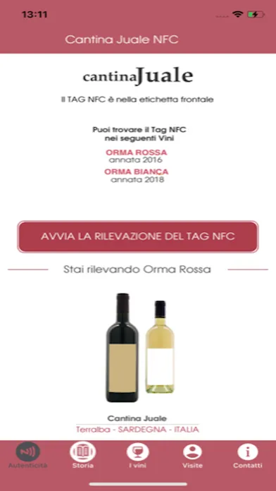 Tangkapan layar Cantina Juale NFC