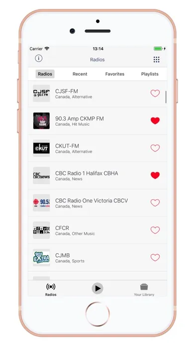 Capturas de pantalla de Radio Canada - AM/FM
