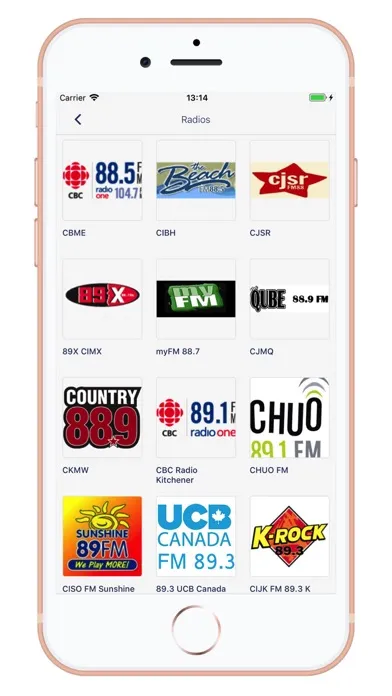 Capturas de pantalla de Radio Canada - AM/FM