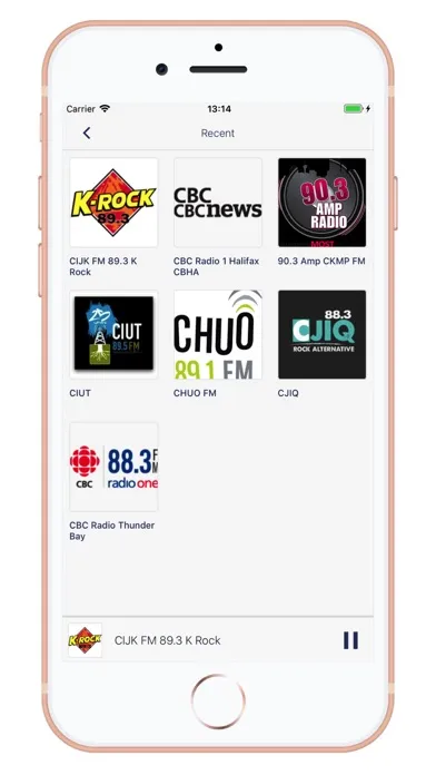 Capturas de pantalla de Radio Canada - AM/FM