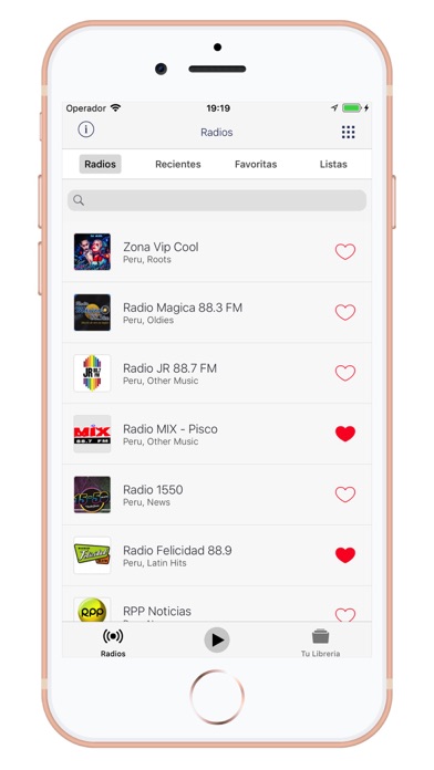 Скриншоты Radios de Peru - AM/FM