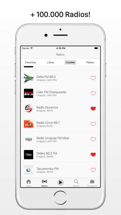 Tangkapan layar Radiosium - Radios AM/FM