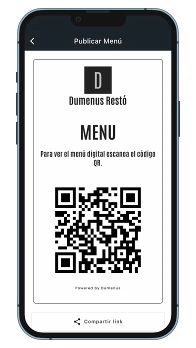 Скриншоты Dumenus - Menús digitales