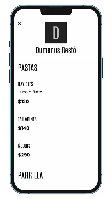 Скриншоты Dumenus - Menús digitales