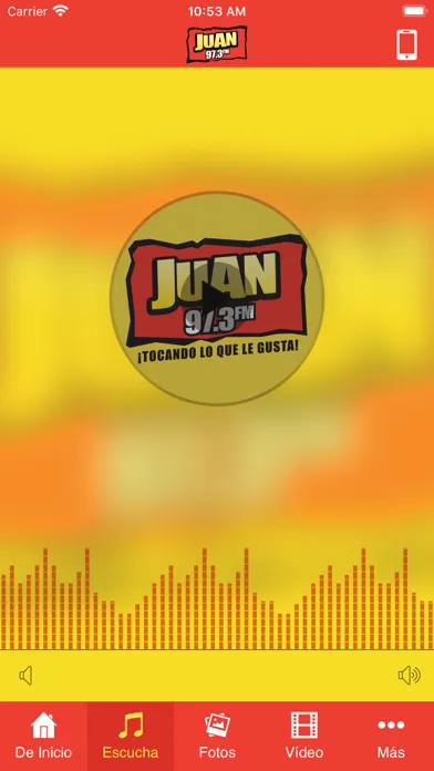 Tangkapan skrin Juan 97.3