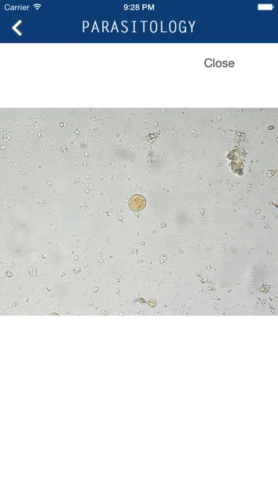 Captures d'écran de Parasitology
