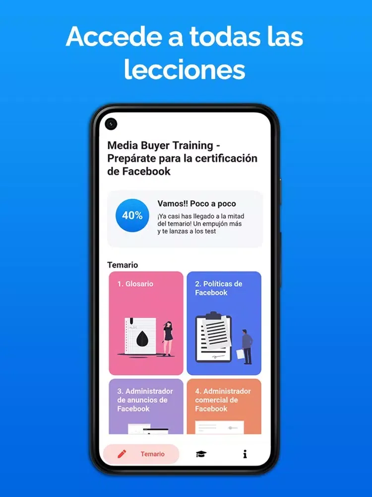 Capturas de pantalla de Media Buyer Training Lite iPad 