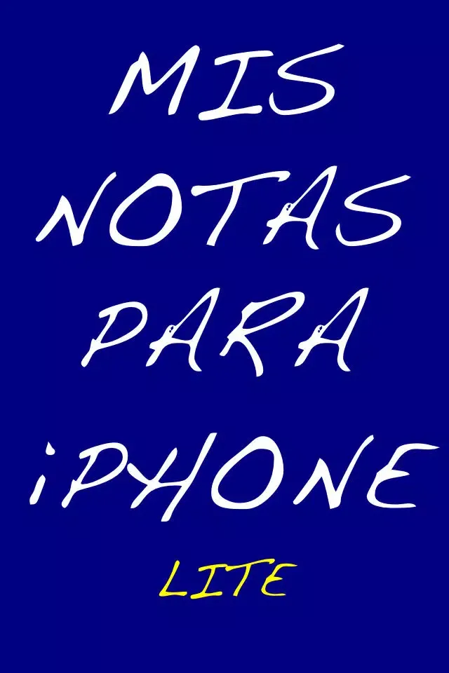 Mis Notas Lite应用截图