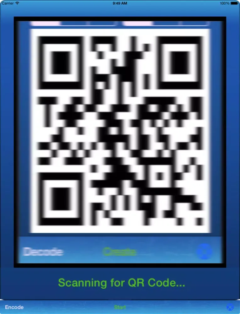 Capturas de pantalla de QR Code Scan iPad 