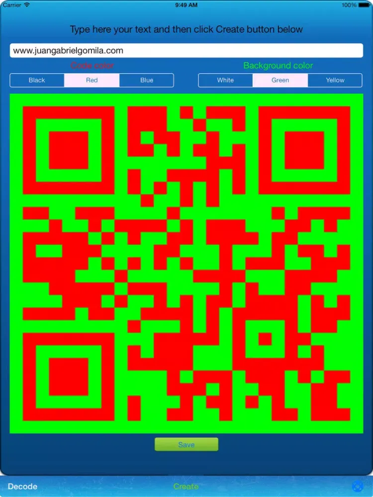 Capturas de pantalla de QR Code Scan iPad 