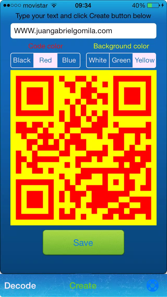 Ảnh chụp màn hình của QR Code Scan