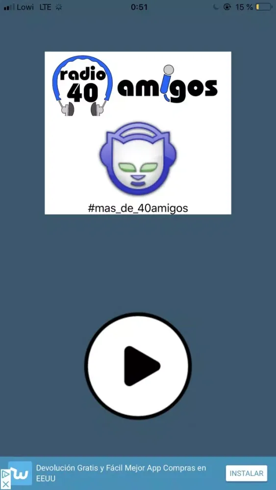 Capturas de pantalla de Radio 40 Amigos