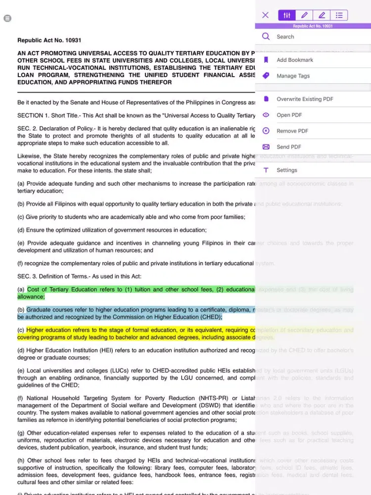 LawJuan iPad  Ekran Görüntüleri