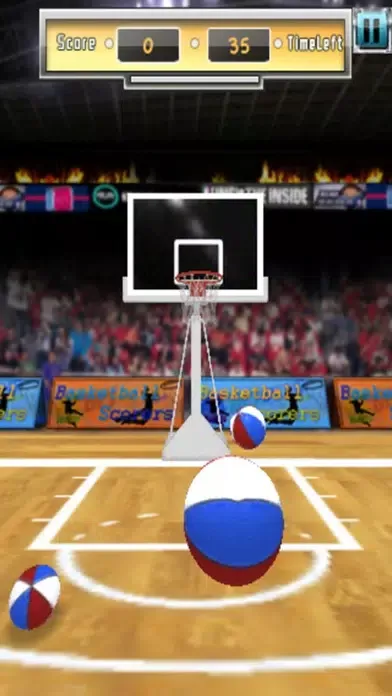 3D Basketball Hoop - Free basketball games, basketball shoot game سکرین شاٹس