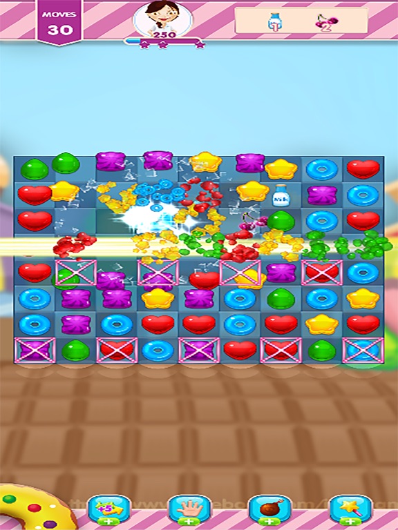 Tangkapan layar Match 3 : Sugar Matching Games iPad 