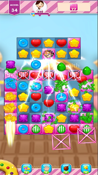 Tangkapan layar Match 3 : Sugar Matching Games