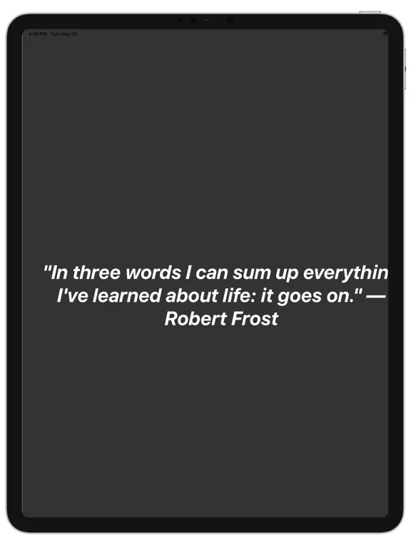 Captures d'écran de Quote Display - Motivation iPad 
