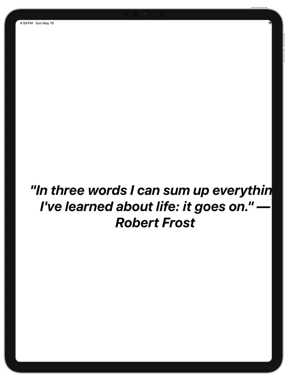 Captures d'écran de Quote Display - Motivation iPad 